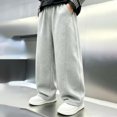 thumbnail image 6 of JFTTX Boys Baggy Sweatpants Wide Leg Straight Fit Sweatpants for Boys Elastic Waist Open Bottom Athletic Casual Sweat Pants with Pockets, 6 of 9
