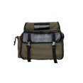 thumbnail image 4 of Sonducket Sillín de bicicleta, alforjas impermeables de lona, ​​mochila, herramientas laterales, asiento trasero, portabicicletas, viajes, Ciclismo Verde Sonducket OD032116-03, 4 of 6