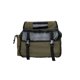 thumbnail image 4 of Greeniant Sillín de equipaje para bicicletas, alforjas impermeables de lona, ​​bolsa para motocicleta, bolsas de transporte para bicicleta de montaña Ciclismo Verde Greeniant OD032116-03, 4 of 6