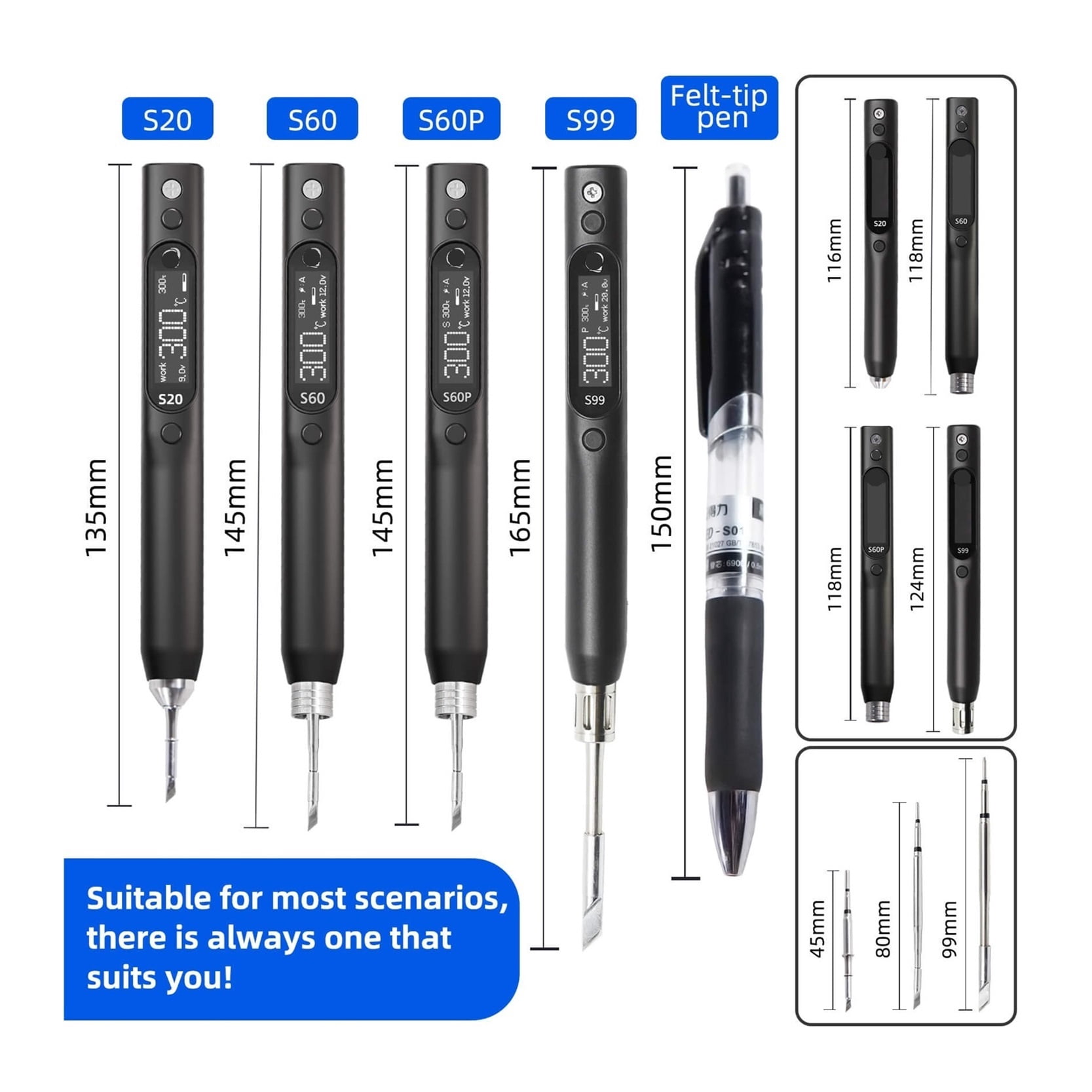 Soldering Iron Compatible With Tip Support Pd|qc|dc|pps Power Supply For Drone Rc Model Welding Repair Tool ,Internally Heated