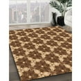 thumbnail image 3 of Ahgly Company Machine Washable Indoor Rectangle Transitional Red Brown Area Rugs, 4' x 6', 3 of 7
