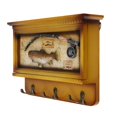 thumbnail image 2 of Wall Mounted Key Organizer with Concealed Storage for Tidy Spaces, 2 of 3