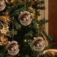 thumbnail image 3 of Adorno Navideño de Animales Del Bosque de 10 Cm | Colgante Acrílico para Árbol de Navidad | Decoración Caprichosa de Animales Del Bosque | Ideal para Árboles, Coronas, Centros de Mesa y Regalos, 3 of 6