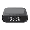 thumbnail image 3 of Reloj despertador Macarena con función de carga rápida inalámbrica interfaz tipo C 15W 5V/3A 9V/2A Negro, 3 of 8