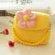thumbnail image 4 of Bolso bandolera de felpa con diseño de flores a la moda para niñas pequeñas, 4 of 6