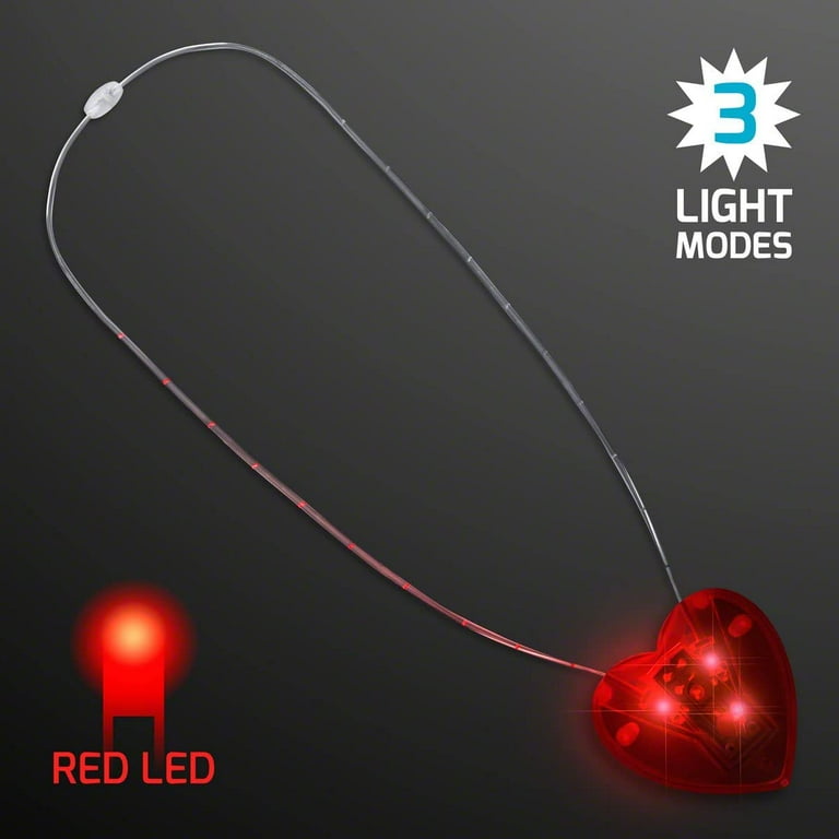 Flashing light cheap up necklaces