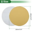 thumbnail image 4 of 30 Pcs Circle Sandpaper 180 Grit Hook and Loop Sanding Sheets Universal for Automotive Refinishing Woodworking 7.87"x7.87" Alumina Yellow, 4 of 7
