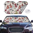 thumbnail image 2 of Kdxio London Landmark1 Print Windshield Sun Shade,UV Rays and Sun Heat Protection,Sunshade for Car Windshield,Car Shade Front Windshield - Medium, 2 of 5