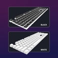 thumbnail image 3 of Tecla Ajazz PBT Pudding Keycap 108 teclas PBT Keycap Set con tacto de mano esmerilado para teclado mecánico negro (solo teclas) Ajazz Tecla, 3 of 7