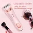 thumbnail image 4 of SUTENGDA Electric Razor  Facial Hair Removal for Women  2-in-1 Portable Double Head Shaver Razors Waterproof Wet & Dry Use  Painless Epilator at Home  Blue, 4 of 7