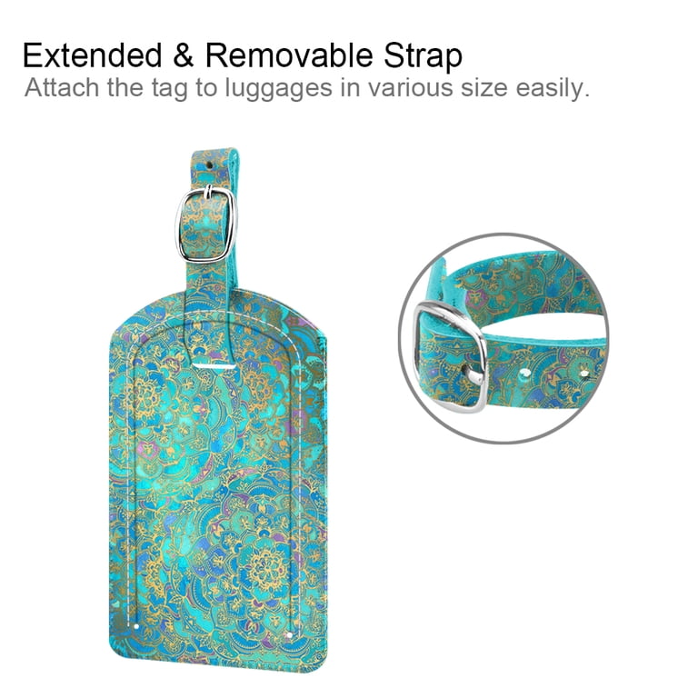 Fintie Luggage Tags, Vegan Leather Privacy Cover, 2 Pack photo 7