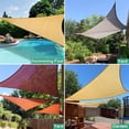 thumbnail image 7 of Outdoor Sunshade Sail Canvas Canopies & Privacy Screens Shading for Patio Garden Backyard, 12'x12'x12', 7 of 7