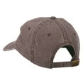 thumbnail image 3 of Tan American Flag Embroidered Washed Cap - Brown OSFM, 3 of 5