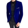 thumbnail image 5 of Traje pequeño de estilo coreano para hombre, abrigo informal de moda de un solo oeste, color sólido, para jóvenes, de terciopelo dorado, abrigo pequeño para hombre, 5 of 5