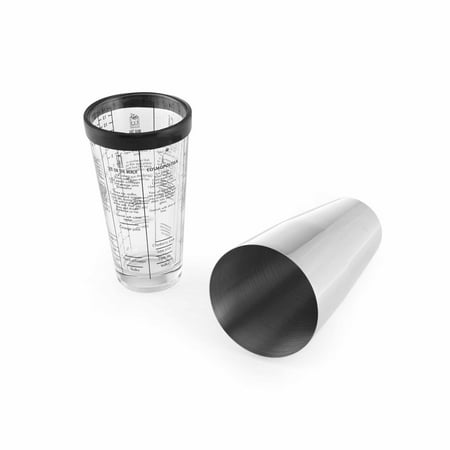 Barcraft 400ml Boston Design Stainless Steel Cocktail Shaker