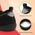 thumbnail image 3 of Barerun Men Diabetic Slippers Rubber Sole Adjustable Wide Indoor Outdoor House Shoes, 3 of 7