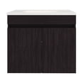 thumbnail image 2 of Space-Saving Wengue Vanity | Floating Design for Modern Bathrooms | Ample Storage for Toiletries, 2 of 4
