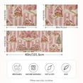 thumbnail image 2 of Yayeee Pillowcase Standard Size Set of 2 Satin Wrinkle Resistant Pillow Case, Beige Gingerbread Houses, 2 of 8