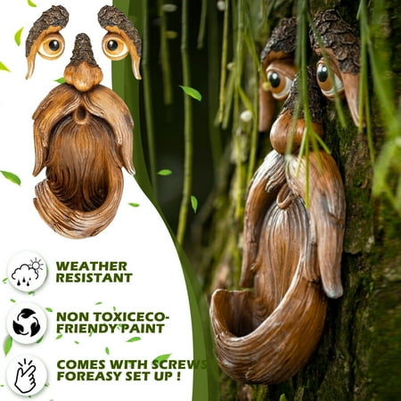 

Unique Bird Feeders Tree Faces Decor Outdoor tree Decoration Outdoor Makes For Housewarming Or Birthday Present For Your Family And Friends