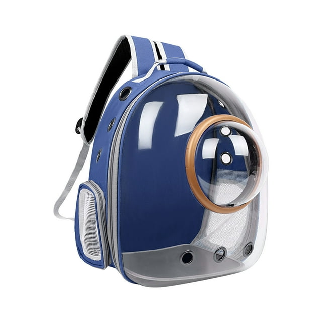 Agiferg Sac à Dos Capsule Spatiale pour Animaux Respirant pour Sortir Épaules Chat Chiot Sac à Dos pour Animaux