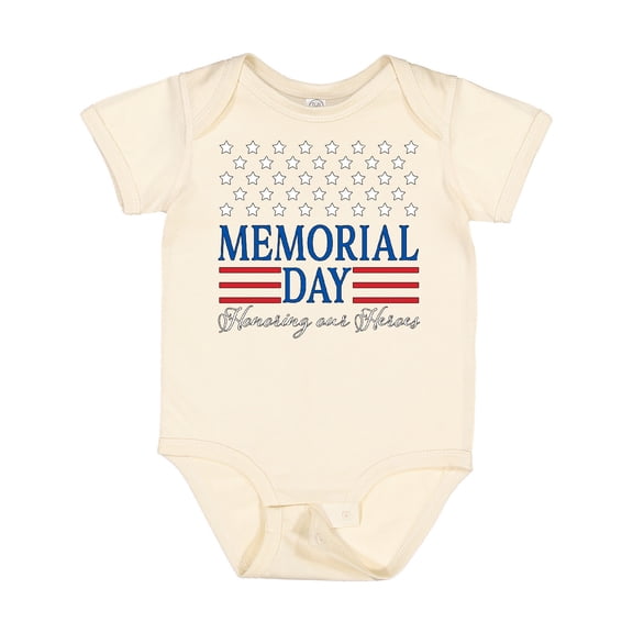 Inktastic Memorial Day Honoring Our Heroes Boys or Girls Baby Bodysuit