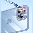 thumbnail image 4 of TECH CIRCLE Compatible for iPhone 13 Pro Max 6.7 Inch Case, Luxury Bling Crystal Camera Lens Rhinestone Sparkly Clear Case for Women Girls Shockproof Camera Protective Cover - White, 4 of 9