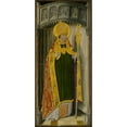 thumbnail image 2 of French School 8x14 Gold Ornate Wood Frame and Double Matted Museum Art Print Titled - Saint Honore (1490-1500), 2 of 4