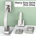 thumbnail image 3 of Front Door Lock Set Gold Front Door Handle and Deadbolt Set Adjustable .in Gold Heavy Exterior Entry Handle Reversible, 3 of 7