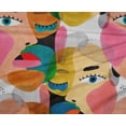 thumbnail image 5 of oneOone Polyester Spandex Light Peach Fabric Abstracts Sewing Material Print Fabric By The Yard 56 Inch Wide, 5 of 5