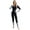 Black, variant on Jhaoyu Women One Piece Front Zippy Swimsuit Full Body Rash Guard Modest Swimwear Surf Wetsuit UPF 50  Black L