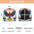 thumbnail image 3 of Mexican Floral Birds Pattern Seat Covers for Dining Room Chairs Set Of 4,Stretch Printed Washable Chair Seat Cover with Elastic Ties and Button,Removable Waterproof Couch Cushion Covers, 3 of 6
