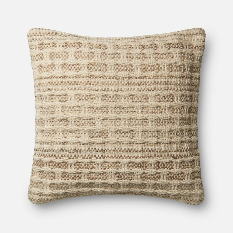 ED Ellen DeGeneres Crafted by Loloi P4027 Ivory Slate Throw Pillow Cover Walmart