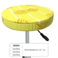 thumbnail image 2 of Goofa Gold Pineapple Printed Stool Covers Round, Waterproof Round Bar Stool Covers Anti-Slip Round Bar Stool Seat Cover with Elastic Bands Durable -12 inch, 2 of 7