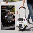 thumbnail image 6 of Kingsong 14DPRO Electric Unicycle for Adults City Commuter Onewheel 25 miles Range EUC 2400W Motor, 6 of 12