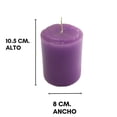 thumbnail image 2 of 2 Velones Lisos De 1/2 Kg. gran decoracion, 2 of 4