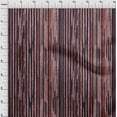 thumbnail image 4 of oneOone Cotton Poplin Twill Dark Rose Brown Fabric Striped Line Fabric For Sewing Printed Craft Fabric By The Yard 56 Inch Wide, 4 of 6