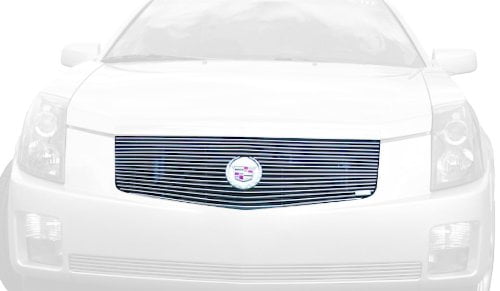 TRex Grilles 20190 Horizontal Aluminum Polished Finish Replacement Billet Grille for Cadillac CTS T REX
