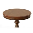 thumbnail image 5 of Carolina Classic Leeann Pedestal Accent Table in Chestnut, 5 of 5