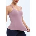 thumbnail image 3 of RUNNING GIRL Yoga Tank Tops for Women Built in Shelf Bra Strappy Back Activewear Workout Compression Tops, 3 of 7