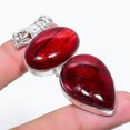 thumbnail image 2 of Red Labradorite Gemstone Handmade 925 Sterling Silver Jewelry Pendant 2.17" AH-921, 2 of 2