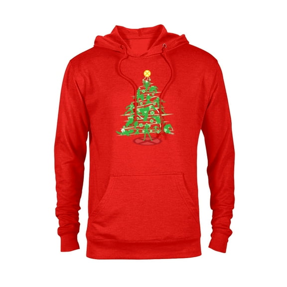 Marvel X-Men Mutant Christmas Tree - Pullover Hoodie for Adults – Customized-Red Heather