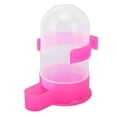 thumbnail image 1 of Alimentador de agua para palomas dispensador de comida para pájaros de apertura ancha rosa plástico resistente a la presión para jaula de mascotas para loros Higoodz Otros, 1 of 8