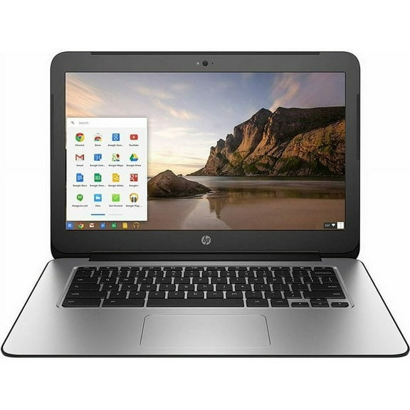 Pre-Owned HP Laptop Chromebook 14 G3 Intel N2840 4GB 16GB SSD Wifi HDMI Webcam AC Charger (Fair)