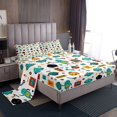 thumbnail image 1 of Erosebridal Funny Robot Bed Sheets Set King Size, Modern Cartoon Bedding King Size, Intelligent Machine Sheet Set King, Breathable Room Decorative, 4pcs, 1 of 7
