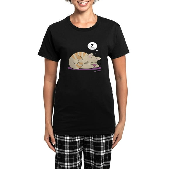 CafePress - Nutmeg Women's Dark Pajamas - Women's Short Sleeve Print T-Shirt and Pants Dark Cotton Pajama Set