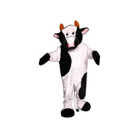 Plush Cow Adult Mascot Halloween Costume OSFA