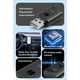thumbnail image 3 of 2X Adaptador USB Bluetooth 5.3 Receptor de Audio Inalámbrico Transmisor Bluetooth con Micrófono Llamada Manos para Coche con Radio FM, 3 of 5