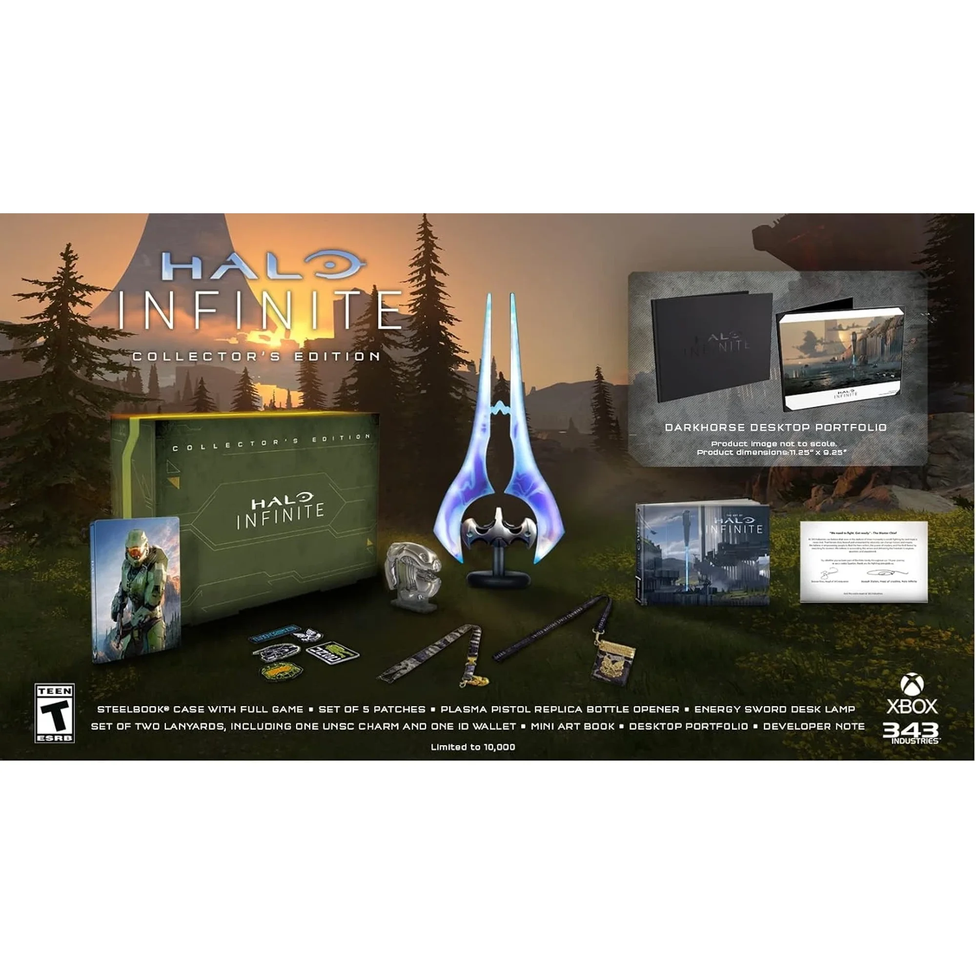 343 Industries Halo Infinite Collector’s Edition Box Set, Xbox Series X and Xbox