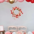 thumbnail image 5 of Valentine'S Day Artificial Wreath With Red And Pink Flowers For Romantic Door Wall Table Decor And Holiday Gift, 5 of 9