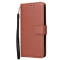 thumbnail image 5 of Compatible for iPhone 14 Pro Wallet Case with Premium PU Leather Card Slots Holder Photograph Slot Cover, Soft Silicone Shockproof Magnetic Clasp Kickstand Wrist Strap Flip Folio Case,Brown, 5 of 6